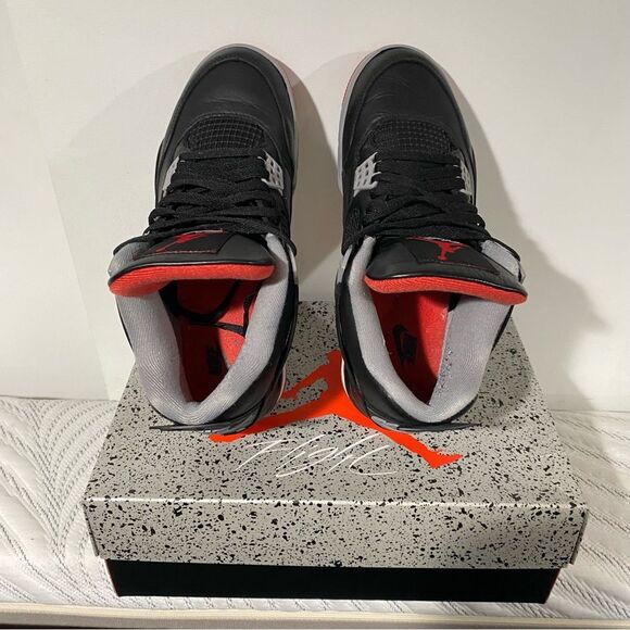 Nike Air Jordan 4 Retro Bred Reimagined Men's Size 9 - Picture 5 of 12